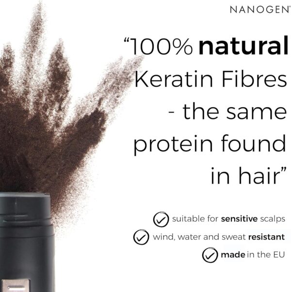 Nanogen Hair Fibres, 30 g, Dark Brown
