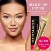 Dermacol - Full Coverage Foundation, Liquid Makeup Matte Foundation with SPF 30, Waterproof Foundation for Oily Skin, Acne, & Under Eye Bags, Long-Lasting Makeup Products, 30g - Shade 218