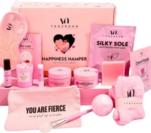 Pamper Gifts For Women (Pack of 20) - Premium Self Care Spa Kit With Bath, Sleep, Skin Care Sets & Selfcare Items For Women - Ultimate Pampering Set - Birthday Gifts - Spa Gift Baskets