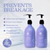 Luseta Biotin Shampoo and Conditioner Set for Hair Growth, Anti-Hair Loss shampoo volume Thickening with Collagen, Sulfate and Paraben free, Argan Oil to Repair Split Dry Hair Salon Quality- 2x500ml