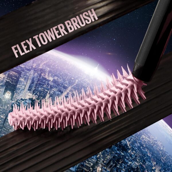 Maybelline Mascara Lash Sensational Sky High Volumizing and Thickening Eyelash Lengthening. Flake Free Formula, Mascara 01 Black