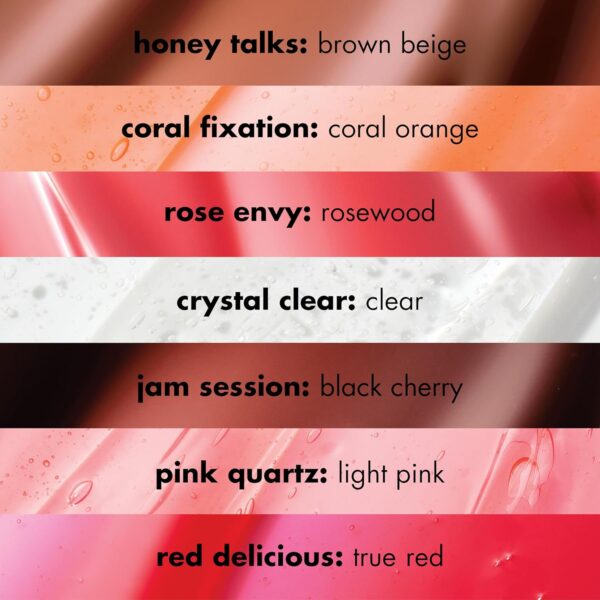 e.l.f. Glow Reviver Lip Oil, Nourishing Tinted Lip Oil For A High-Shine Finish, Infused With apricot oil, Vegan & Cruelty-Free, Rose Envy