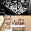 InlyXairce Make up Organiser,Skincare Cosmetic Storage Box Large Capacity,Dressing Organizer with 2 Drawers for Makeup Brush Beauty Perfume for Bedroom Bathroom Countertop Organizers