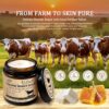 120g beef tallow, beef tallow skin care, Tallow and Honey Cream, Natural Tallow Face Moisturizer, Organic Hydrating Beef Tallow Balm Deeply Moisturizing for Face & Body Skin Care.