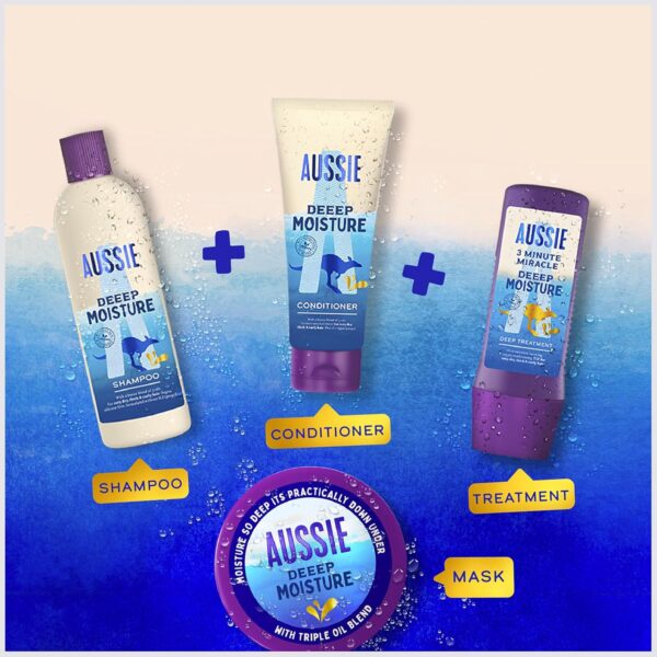Aussie Deeep Moisture Hair Mask, Vegan Hair Treatment, 450ml