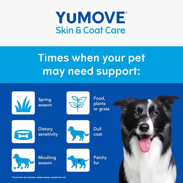 YuMOVE Skin & Coat Care Boost, Nutritional Supplement for Dogs Coat, Skin and Nails, for All Dogs, 180 scoops
