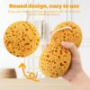 81PRb5Xh8WL._AC_SL1500_.jpg Body Bath Sponge 2PCS Sponges Bath Large Soft Honeycomb Bath Sponges Shower Sponges for Women Men Exfoliating Body Sponge Dense Foam for Gentle & Deep Cleansing, Ultra-Soft for Sensitive Dry Skin