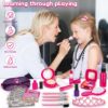 Kids Makeup Sets for Girls, Own1one Pretend Makeup Sets for Girls, Childrens Fake Make up Set, Pretend Play Makeup Gifts for Little Girls Age 3 4 5 6 7 8 9 Year Old (30 Pack)