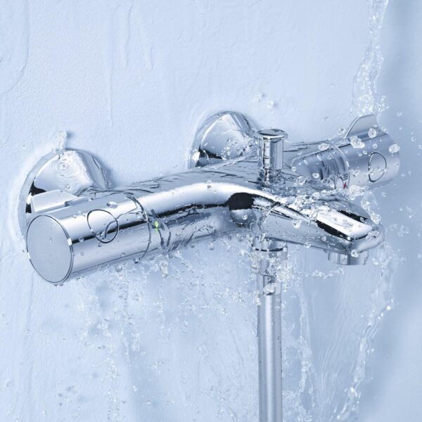 81QlO1onHL._AC_SL1500_.jpg GROHE Grohtherm 800 Thermostatic Bath/Shower Mixer 1/2" Chrome 34567000