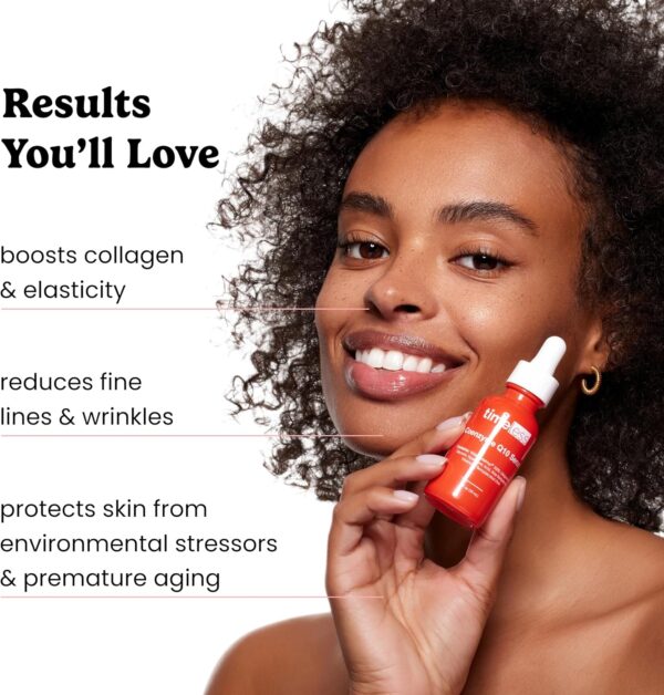Timeless Skin Care Coenzyme Q10 Serum – Face Serum with Coenzyme Q10 Ubiquinol, Matrixyl® 3000, and Hyaluronic Acid – Anti-Aging, Hydrating, Wrinkle-Reducing – 30ml