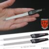 3 Swords Germany - Sapphire Metal Nail File 2 Pieces with 1 Piece 3-Way Nail Buffer – Nail Care for You Made in Germany