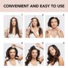 Kitsch Satin Heatless Hair Curler Set - Heatless Curls Overnight, Hair Rollers for Soft Curls & Frizz-Free Styling, No Heat Curlers To Sleep in, Curling Rod Headband with 2 Scrunchies - Sunset Tie Dye