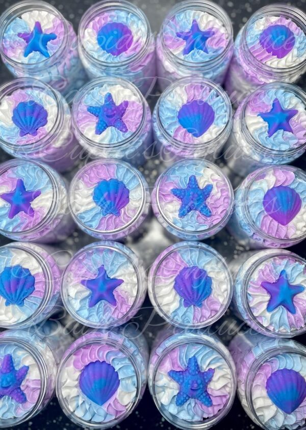 Violet Waves Whipped Soap | Kaolin Clay Body Wash | Luxurious Shaving Cream | Shower Whip | Shower Fluff | Bubble Bath | Shower Cream | Parma Violet Soap | Valentine's Day Gift | Stocking Fillers