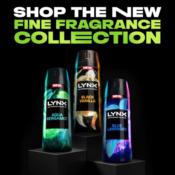 Lynx Fine Fragrance Collection Aqua Bergamot Premium Deodorant Bodyspray 150 ml