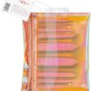 REAL TECHNIQUES The Wanderer Make up Brush Kit, Premium and Professional 8 Midi-size Brush Set with Bag, Soft Bristles, Foundations, Powders, and Concealers, Gold