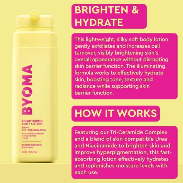 BYOMA BODY Brightening Body Lotion 400ml