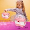 EVACOK Kids Makeup Sets For Girls - Children Makeup Sets For Girls Washable Make Up Set, Childrens Princess Play Games Toys Presents, Little Girl Birthday Gifts Set For Age4-12 Year Old (EVACOK-11)