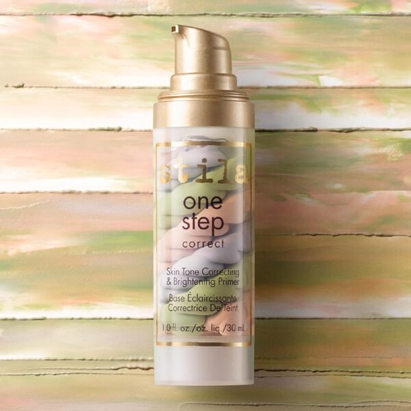 Stila One Step Correct Skin Tone Color Corrector – All in 1 Brightening Primer Serum & Make-up Primer for Even Skin - 30ml