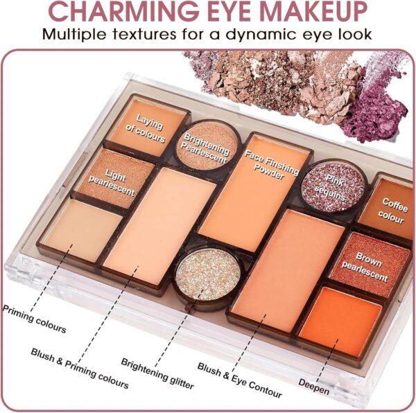 Leogony All in One Makeup Kit for Teenage Girls, Make Up Starter Sets for Teens, Woman Portable Travel Make Up Set