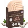 Kitsch Bond Repair Hair Mask - Strengthening Solid Treatment to Restore & Replenish | For Dry & Damaged Hair | Made in US | All Natural | Vegan | Great for All Hair Types | Zero Waste, 2.7oz