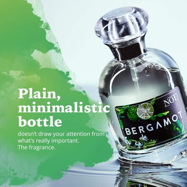 Bergamot Perfume – Citrus Perfume – Natural Perfume for Women with Essential Oils – Fresh Smelling Perfume with Citrus and Musk Notes – NOU Bergamot Perfume for Women 50ml EDP
