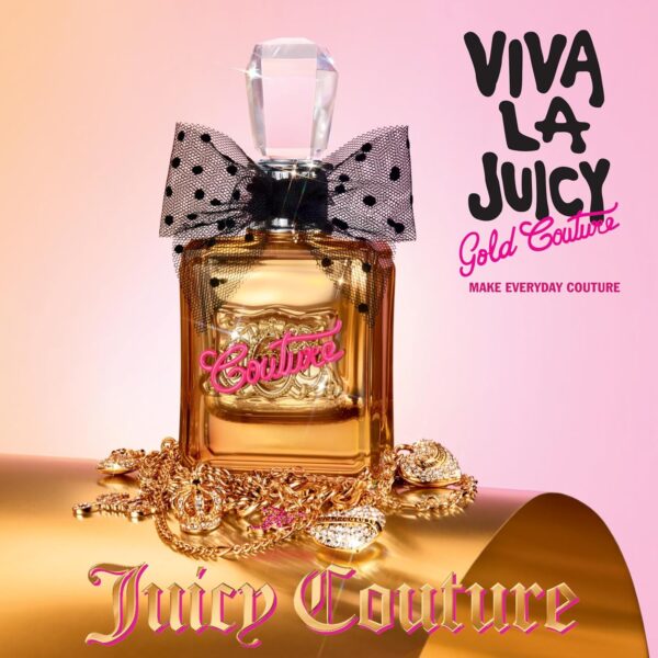 81YqecjYnsL._AC_SL1500_.jpg Juicy Couture Viva La Juicy Gold Couture Eau de Parfum (100 ml) Fruity & Warm Scent, Luxury Fragrance for Women