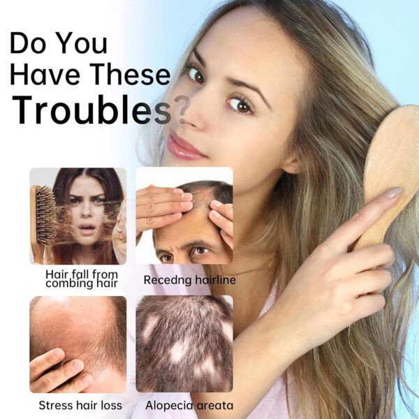 Hair Growth Serum for Thinning Hair, 30mL Vegan Multi Peptide Hair Serum for Hair Growth, Natural Frizzy Hair Serum for Men & Women.