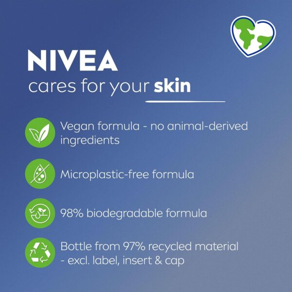 NIVEA Skin Glow Serum Infused Micellar Water (400ml), Revitalising Micellar Cleansing Water with Amino Acid and 5% Vitamin C and E, Gentle Waterproof Makeup Remover