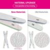 Teenitor Gel Nail File Set Professional Nail Buffer File Block Natural Manicure File Nail Polisher Washable Double Sided Emery Boards Grit 100/150/180/220/240/280/1000/4000 Buffer