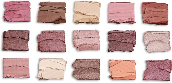 Revolution Beauty Reloaded Eyeshadow Palette, Includes 15 Highly Pigmented Shades, Matte & Shimmer Finishes, Long Wearing, Provocative, 16.5g