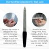 ASM® Extra Long Toe Nail Scissors Clipper Cutters for Thick Nail Arthritis Manicure Pedicure Chiropody Podiatry 7"-7.5" Nail Scissor & Nail File Set for Senior Men and Women Set for Nail Care