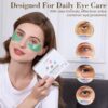 32 Pairs 4 Color Under Eye Patches, Collagen Undereye Pads, Hydrating Eye Masks for Anti Wrinkles Puffy Eyes Dark Circles, Puffiness Eye Bags Gel Pads, Travel Skincare Set, 24K Gold+Blue+Pink+Green