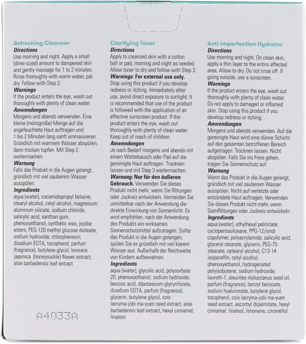 81bj1DmS6gL._AC_SL1500_.jpg Proactiv Solution 60 Day Facial Cleansing 3-Step Routine, 1 x Cleanser 120 ml, 1 x Facial Toner 120 ml, 1 x Hydrator 60 ml (Pack of 1)