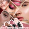 3Pcs Contour Highlighter Blush Sticks with Brush - Cream Contour Bronzer Stick for Cheeks Eyes Lips, Long Lasting Waterproof Smooth Makeup Sticks for All Skin Type Face Makeup