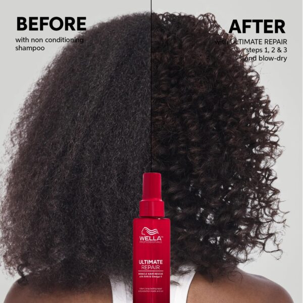 Wella Professionals Ultimate Repair Miracle Rescue Spray for Damaged Hair, Repairs Damage in 90 Seconds, with AHAs and Omega 9 to Rebuild and Strengthen Hair
