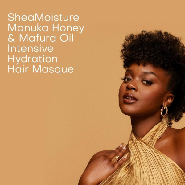 SheaMoisture Manuka Honey & Mafura Oil Intensive Hydration Hair Mask sulphate and silicone free for dry, damaged hair 355 ml