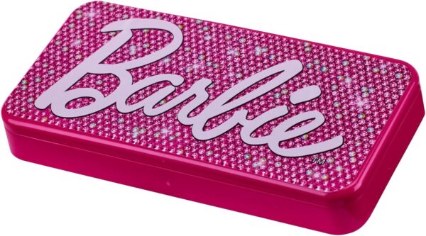 Barbie All in one Beauty Makeup Compact with 19 on trend colours for cheeks, lips and eyes Official Barbie merchandise