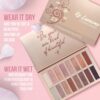 Best Pro Eyeshadow Palette Makeup - Matte + Shimmer 16 Colors - Highly Pigmented - Professional Nudes Warm Natural Bronze Neutral Smoky Cosmetic Eye Shadows - Lamora Exposed