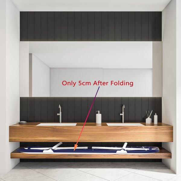 140cm Extra Large Portable Foldable Bathtub with Metal Frame for Adult, Family SPA Soaking Tub with Cover for Small Bathroom, Thicken Multiple Layer Bathtub with Lid (Milk Style with Metal Frame)