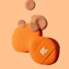 Real Techniques Mini Miracle Concealer Puff Trio, Small Makeup Puff For Liquid and Cream Foundation and Concealer, Targeted Concealing, Travel Friendly and Reusable, Vegan and Cruelty Free, 3 Count