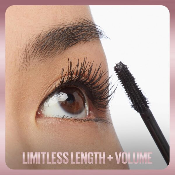 Maybelline Mascara Lash Sensational Sky High Volumizing and Thickening Eyelash Lengthening. Flake Free Formula, Mascara 01 Black