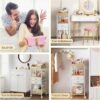Makeup Organiser, Make Up Organiser and Storage with Drawers Floor Skincare Organiser Vanity Desk Cosmetics Organiser Display Perfume Organiser for Skin Care Nail Polish Perfume Makeup Brush Hair Tool
