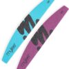 Mylee Dual Grit Foam Nail Files 100/180 Grit - Pack of 2 - Professional Salon-Quality Manicure at Home, File & Contour, Suitable for Acrylic, Natural Nails and Gel Polish Removal, Prep, Shape & Repair