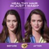 OGX Nourishing + Coconut Milk Shampoo & Conditioner Set, Hydrating & Restoring, Moisturizes for Soft Hair After the First Use, Sulfate-Free Surfactants, 2 Items, 2 x 13 fl. Oz