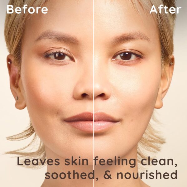 Aveeno Face CALM+RESTORE® Foaming Cleanser, Removes Makeup + Waterproof Mascara, Gel to Foam, For Sensitive Skin, Fragrance Free 200ml