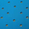 HOMCOM 6-Level Height Adjustable Aluminium Bath Room Stool Chair Shower Non-Slip Design w/Padded Seat Drainage Holes Foot Pad, Blue