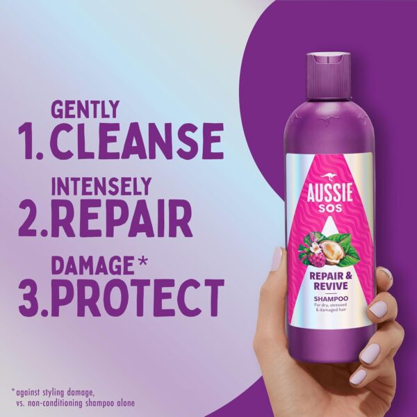 Aussie Repair And Revive Shampoo and Deep Conditioner Treatment Hair Mask Set