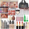 All in One Makeup Kit, Makeup Kit for Women Full Kit, Travel Makeup Kit, Makeup Gift Set for Women, Makeup Essential Bundle Include Foundation Eyeshadow Lipstick Eyebrow Pencil Cosmetic Brush Set