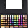 LaRoc 78 Shade Eyeshadow Palette - High Pigment Makeup Palette with Nude Eyeshadow, Powder Blush, Matte & Shimmer Shades - Gold to Black Eye Shadows, Applicators & Make Up Mirror