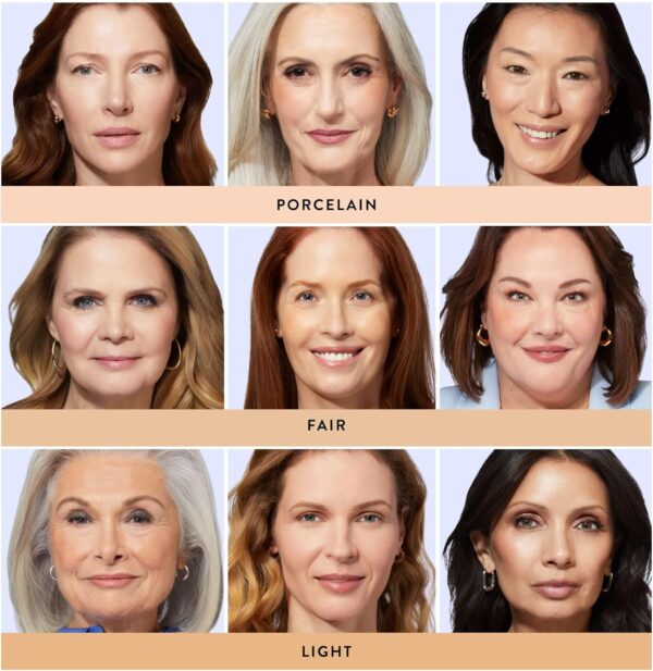 LAURA GELLER Baked Balance-n-Brighten Colour Correcting Powder Foundation (Fair) Buildable Light to Medium Coverage Baked Foundation, Demi-Matte Finish